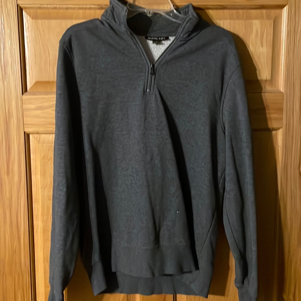 Michael Kors 1/4 Zip Gray sweatshirt